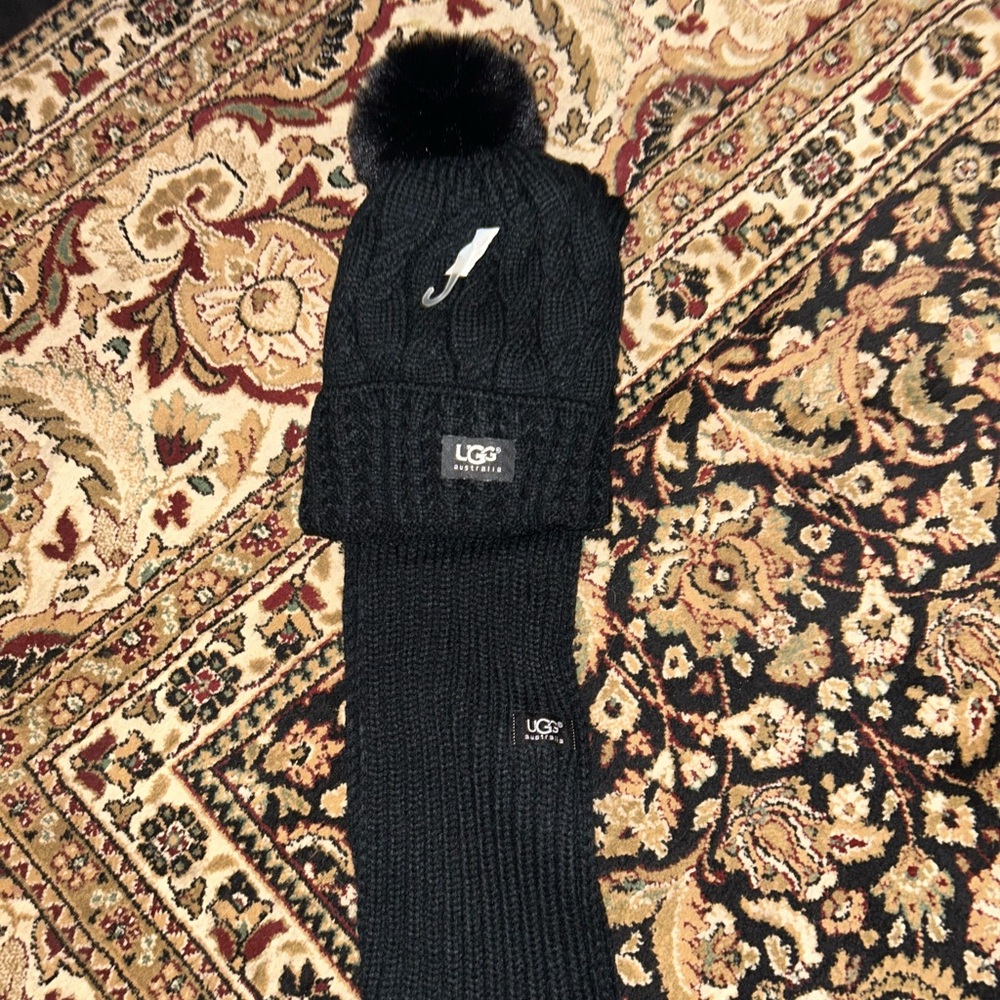 Kid’s Uggs hat and scarf set soft warm cozy quality pick your color